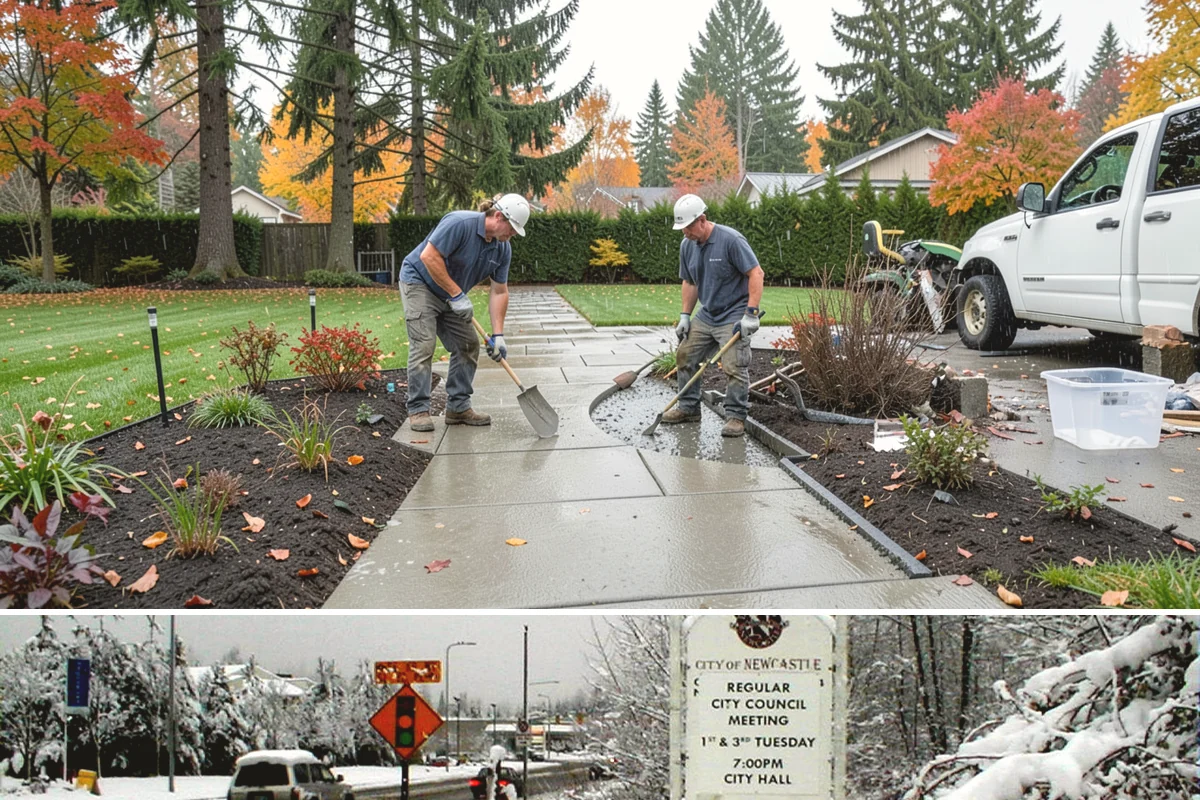 Snow Removal in Newcastle, King County, WA - Because Puget Sound snow events are unpredictable, secure a plan in late autumn before the first Cascade cold front pushes...