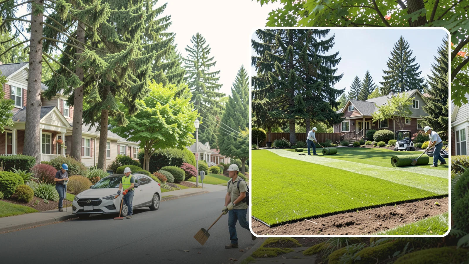 Sod Installation in Beaux Arts Village, King County, WA - Instant, established lawn installed with fresh sod for a green, usable yard in a single day.