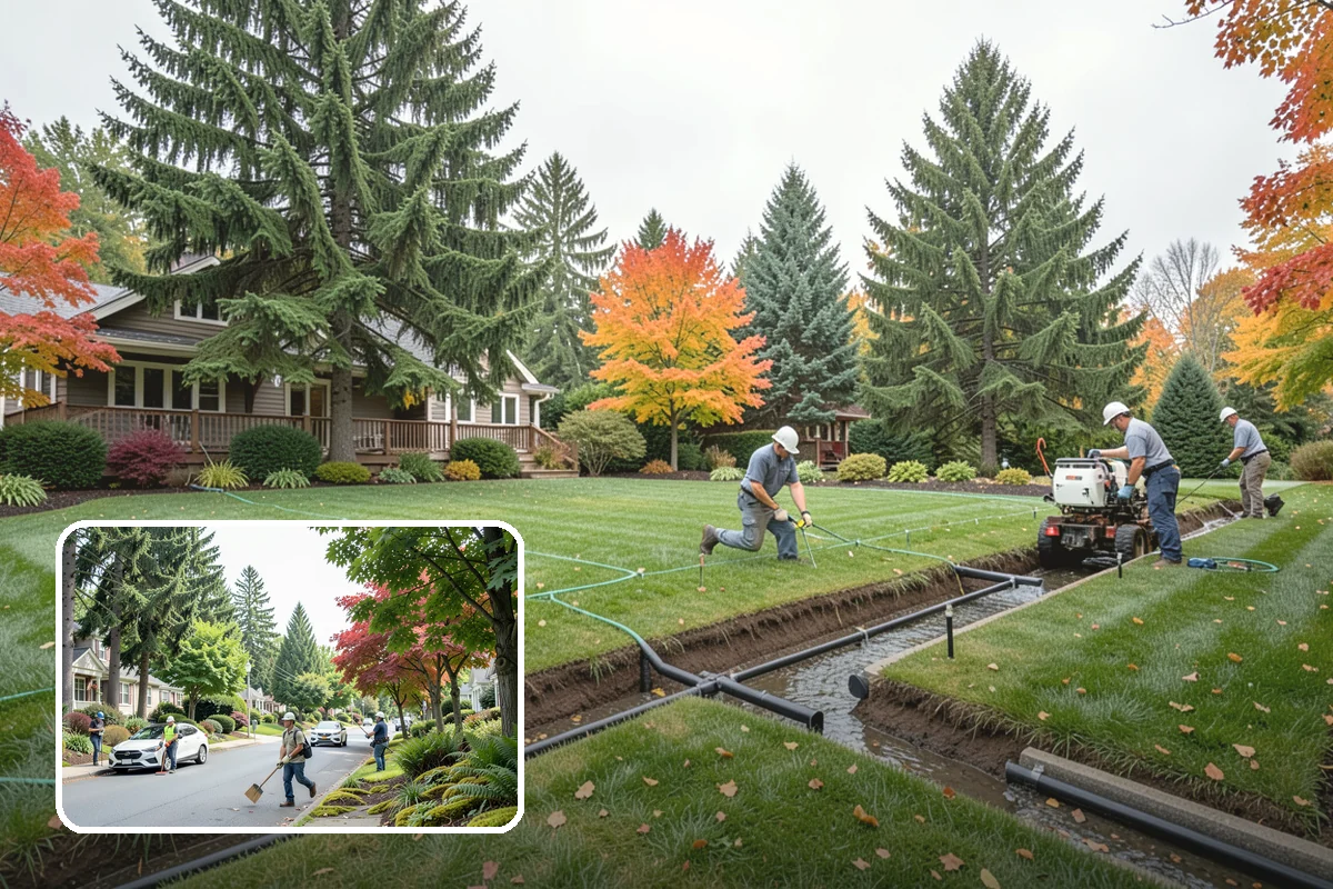 Sod Installation in Beaux Arts Village, King County, WA - Usable green lawn the same day it is installed