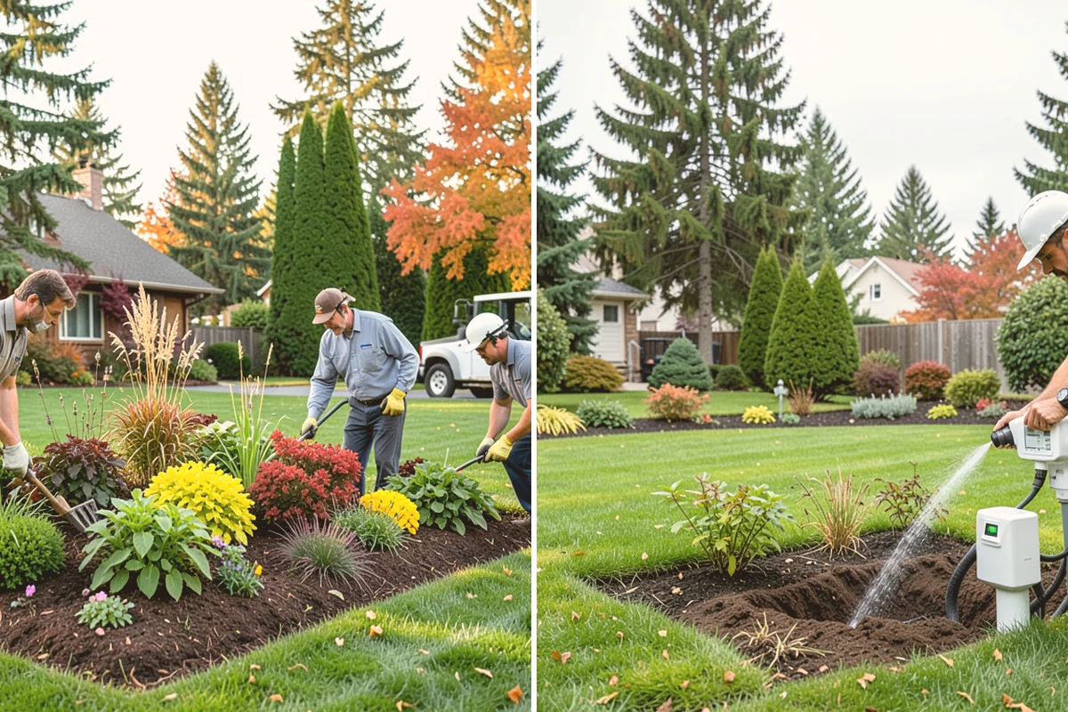 Sod Installation in Bellevue, King County, WA - Remove old turf and clear debris