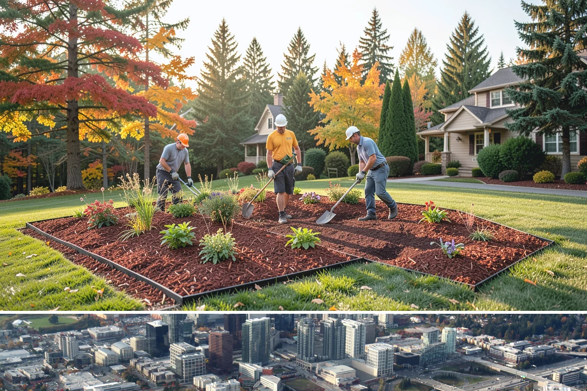 Sod Installation in Bellevue, King County, WA - Best installed spring through early fall so roots establish before dormancy