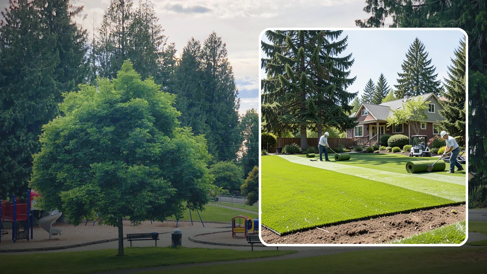 Sod Installation in Bonney Lake, Pierce County, WA - Instant, established lawn installed with fresh sod for a green, usable yard in a single day.