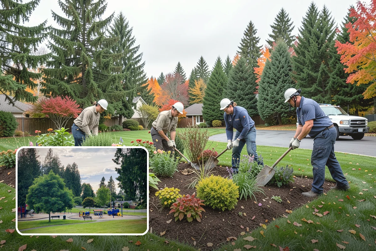 Sod Installation in Bonney Lake, Pierce County, WA - Usable green lawn the same day it is installed