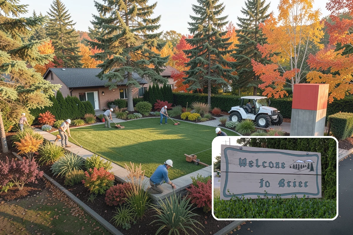 Sod Installation in Brier, Snohomish County, WA - Usable green lawn the same day it is installed