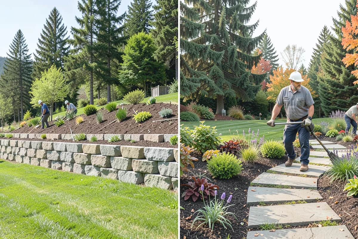 Sod Installation in Buckley, Pierce County, WA - Remove old turf and clear debris
