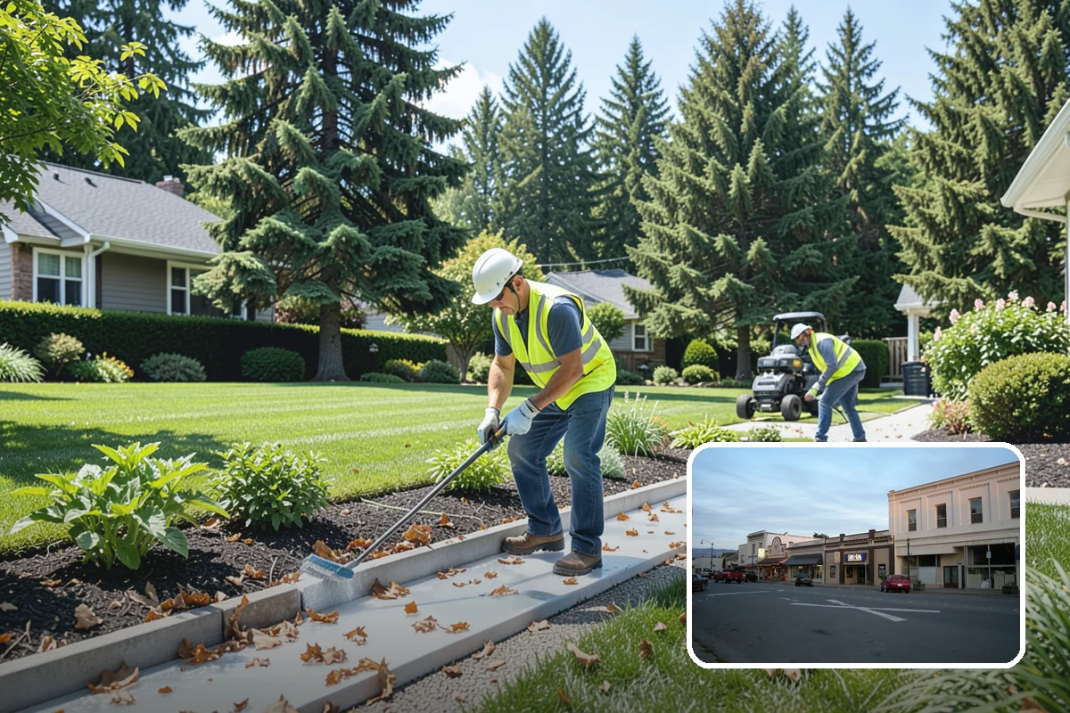 Sod Installation in Burlington, Skagit County, WA - Usable green lawn the same day it is installed