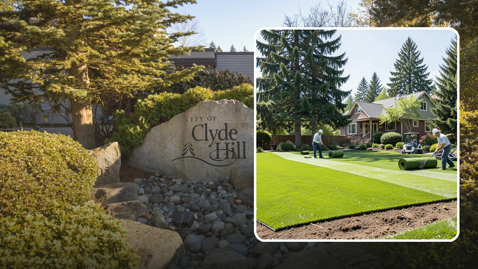 Sod Installation in Clyde Hill, King County, WA - Instant, established lawn installed with fresh sod for a green, usable yard in a single day.