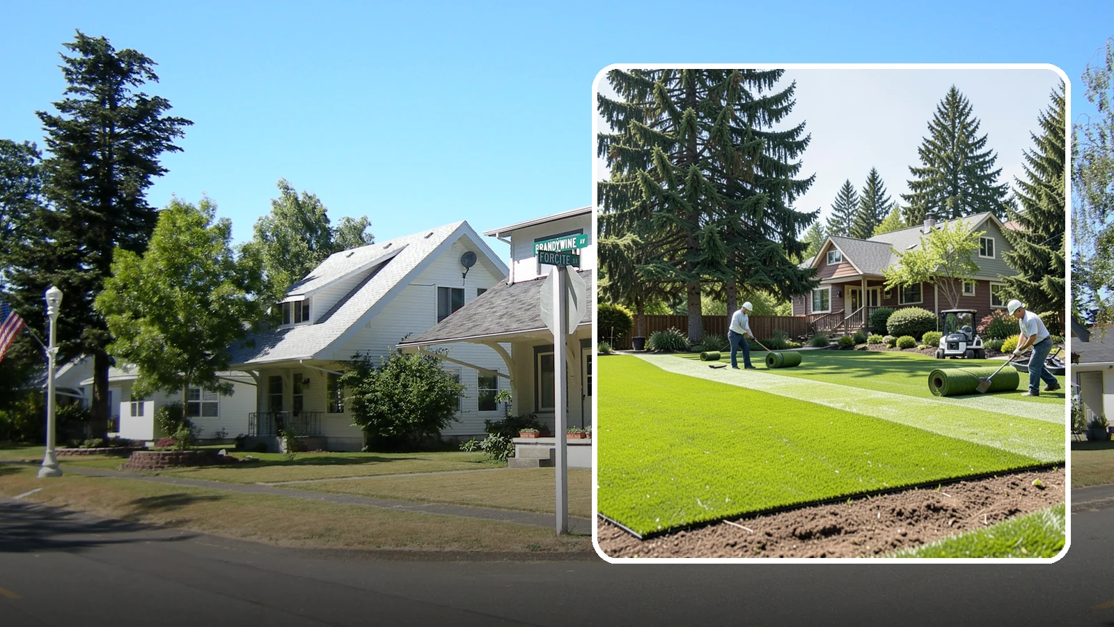 Sod Installation in DuPont, Pierce County, WA - Instant, established lawn installed with fresh sod for a green, usable yard in a single day.