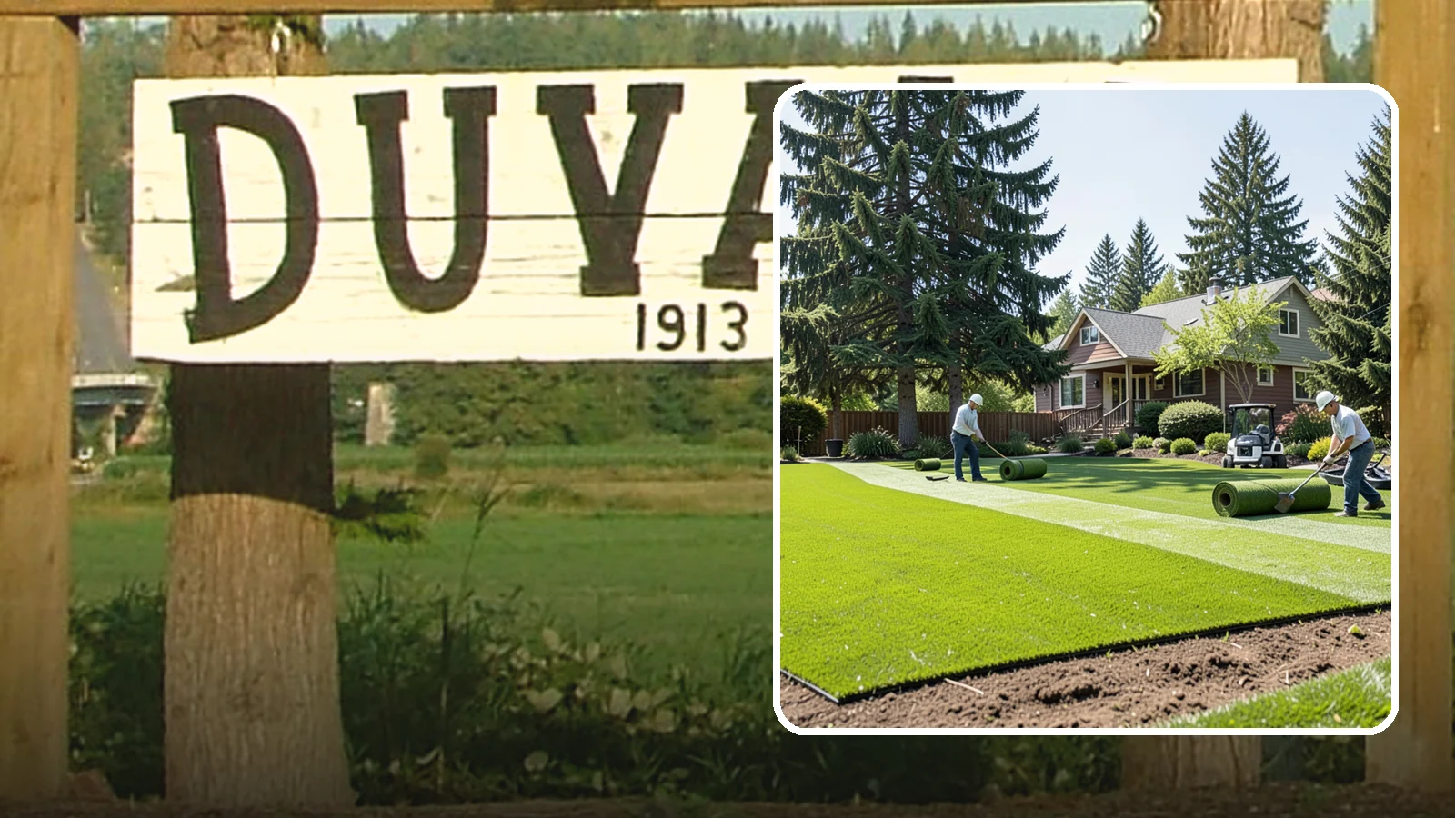 Sod Installation in Duvall, King County, WA - Instant, established lawn installed with fresh sod for a green, usable yard in a single day.
