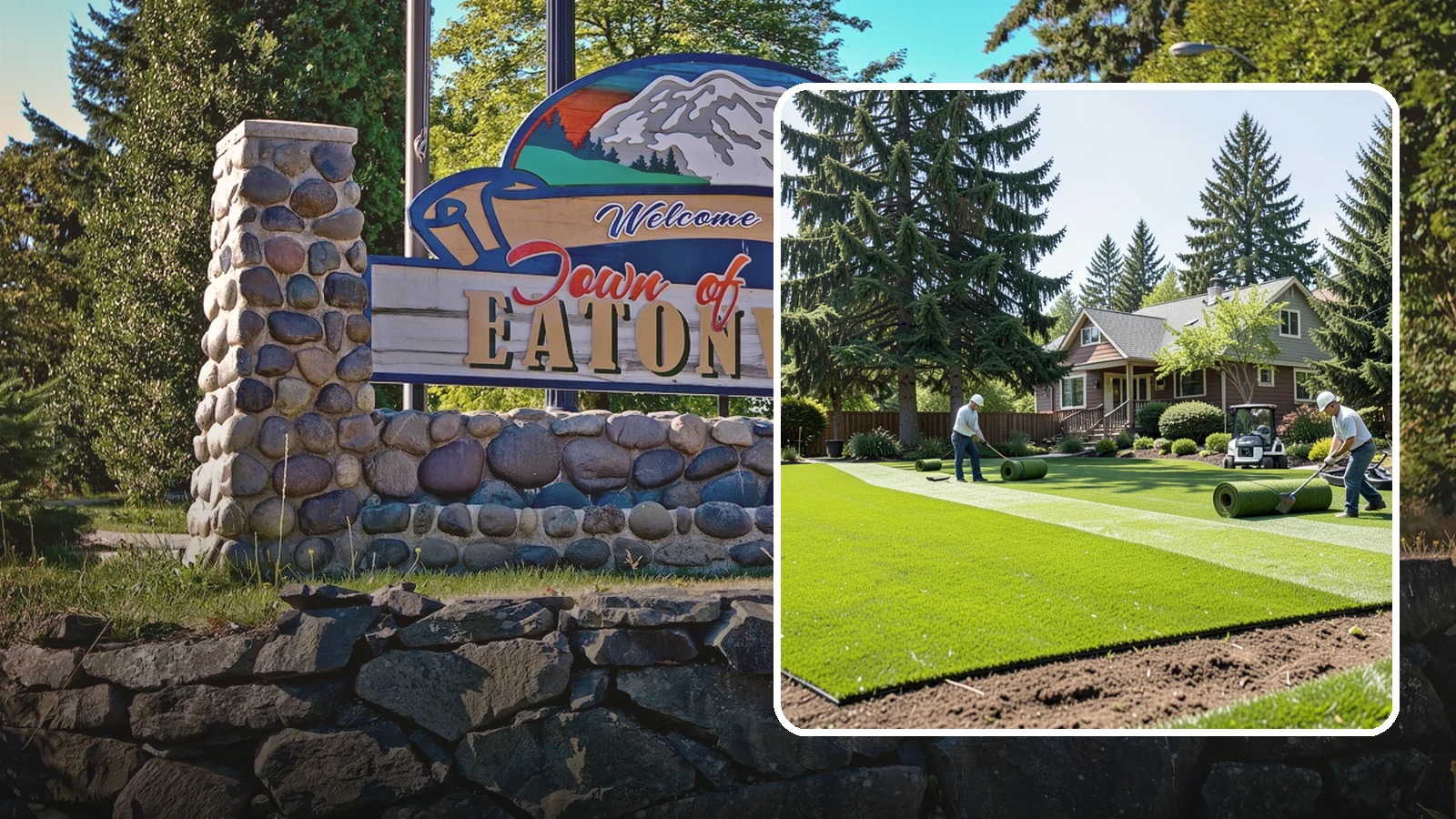 Sod Installation in Eatonville, Pierce County, WA - Instant, established lawn installed with fresh sod for a green, usable yard in a single day.