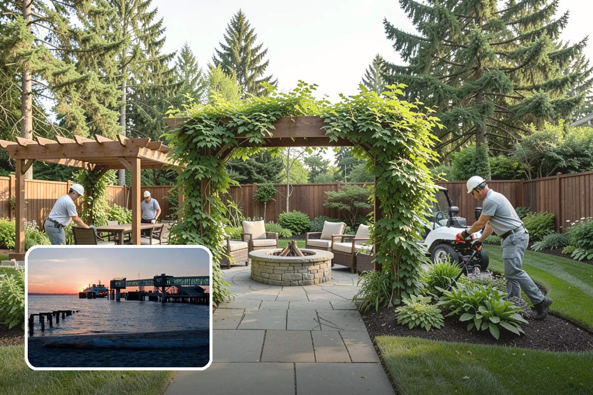 Sod Installation in Edmonds, Snohomish County, WA - Usable green lawn the same day it is installed