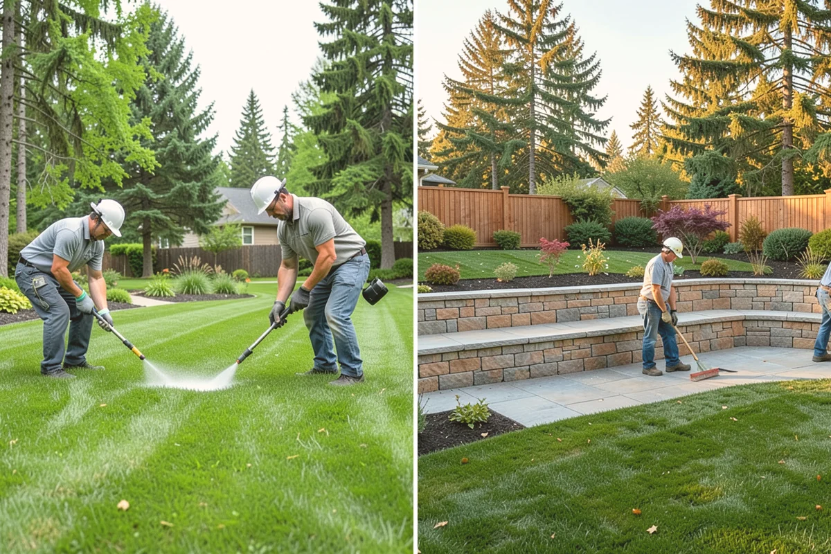 Sod Installation in Edmonds, Snohomish County, WA - Remove old turf and clear debris