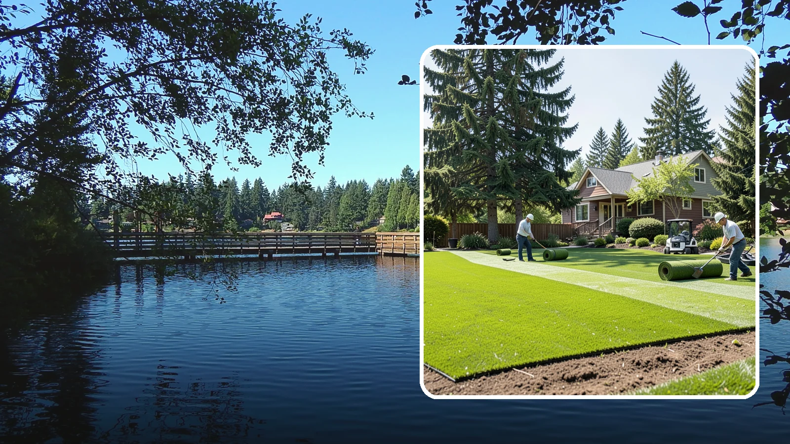 Sod Installation in Federal Way, King County, WA - Instant, established lawn installed with fresh sod for a green, usable yard in a single day.