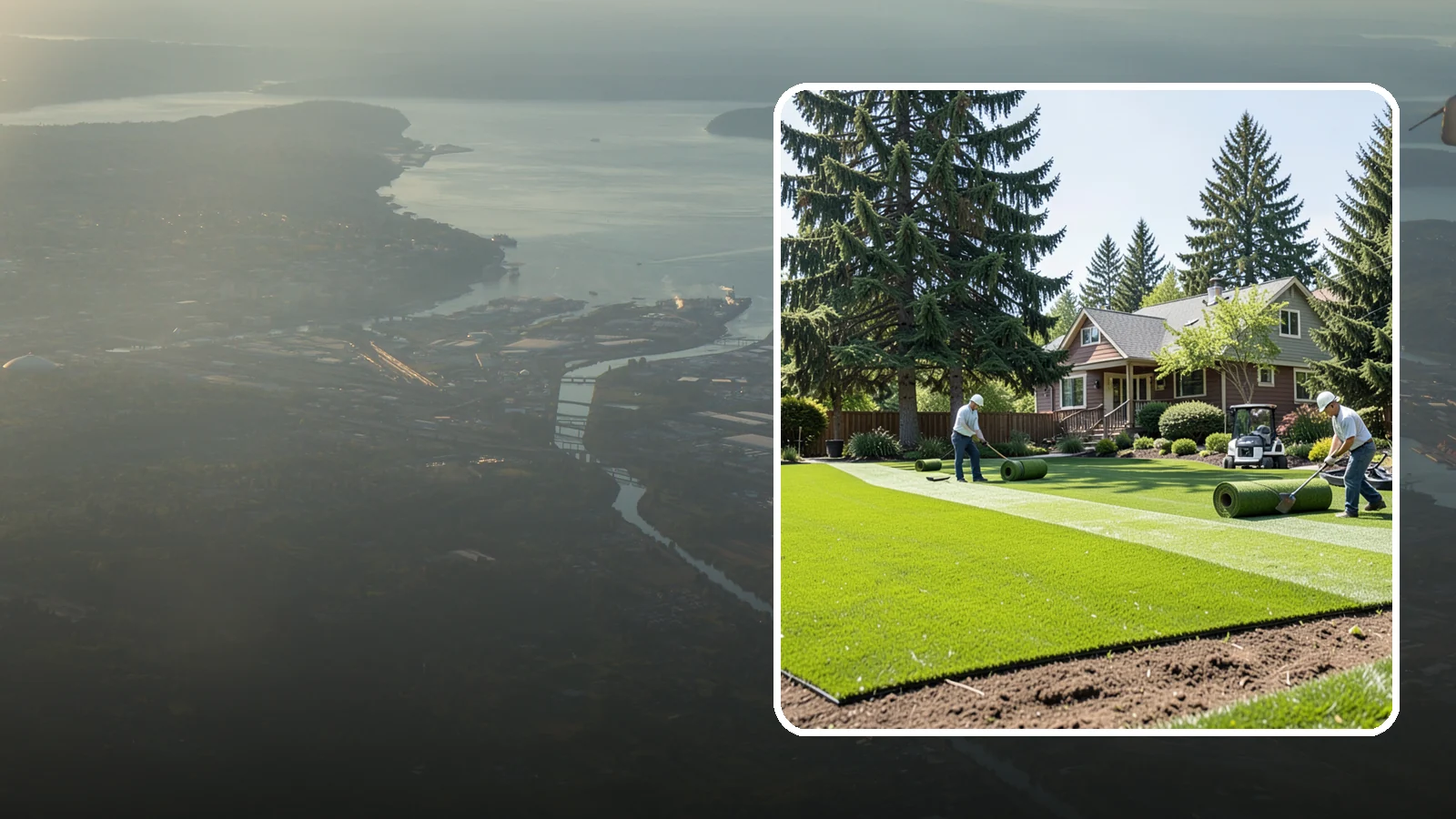 Sod Installation in Fife, Pierce County, WA - Instant, established lawn installed with fresh sod for a green, usable yard in a single day.