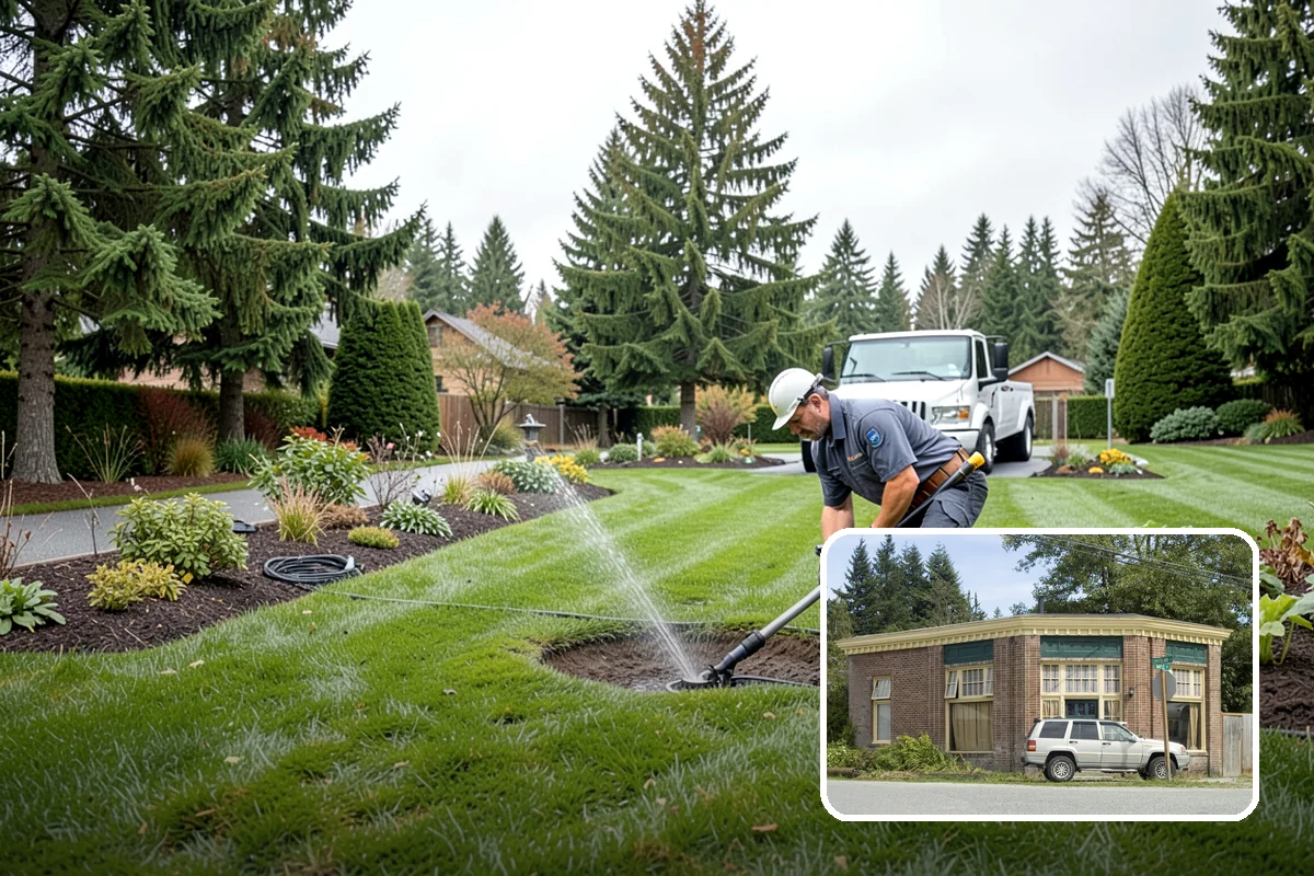 Sod Installation in Hamilton, Skagit County, WA - Usable green lawn the same day it is installed