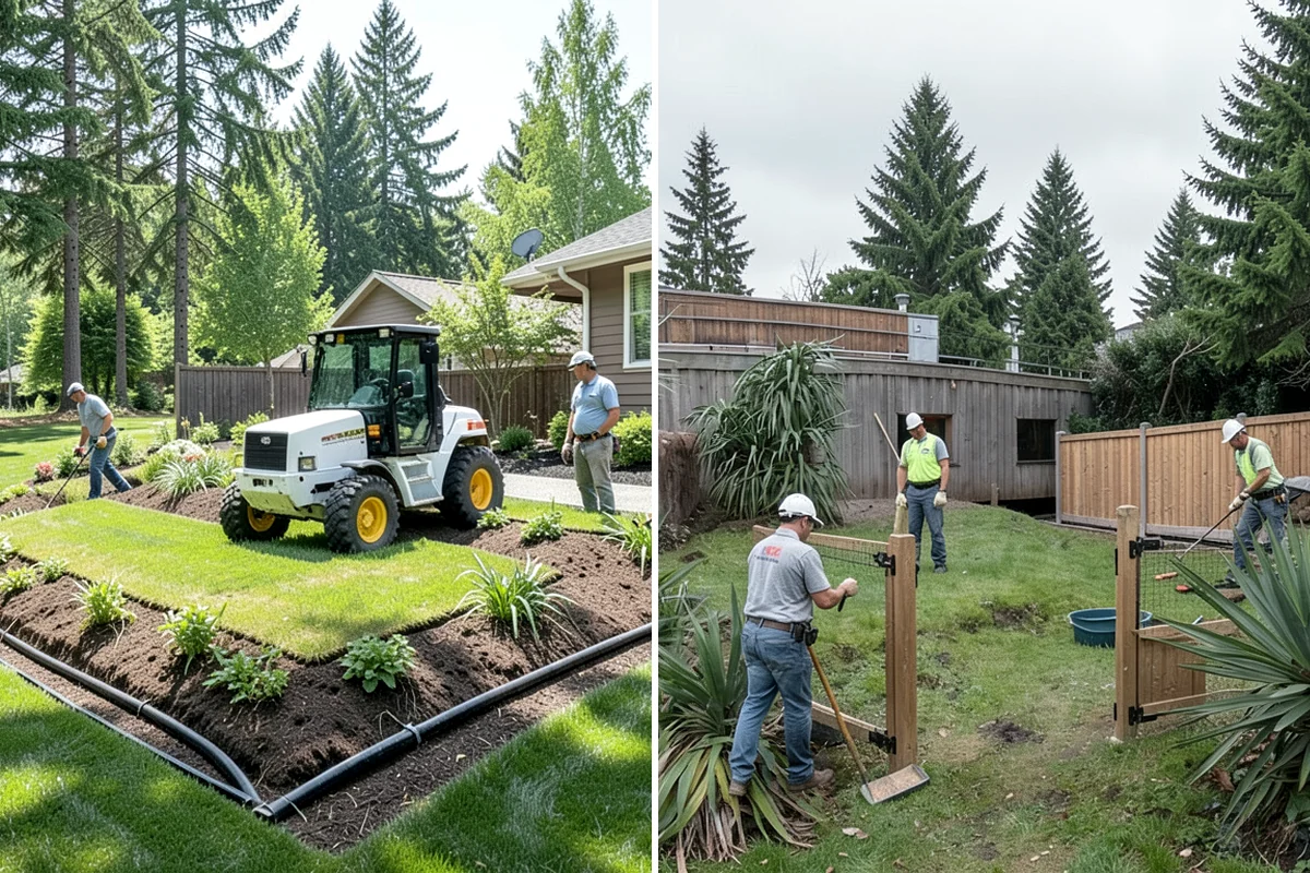 Sod Installation in Hunts Point, King County, WA - Remove old turf and clear debris