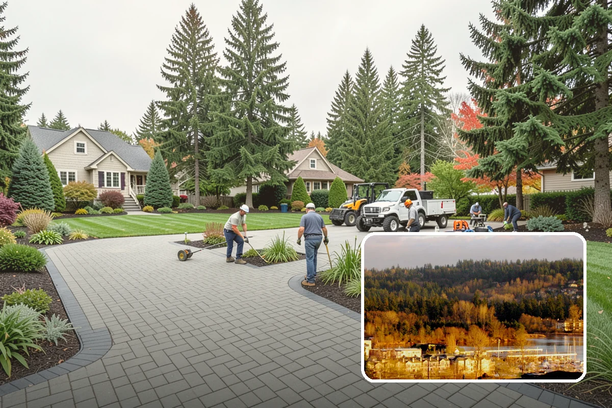 Sod Installation in Kenmore, King County, WA - Usable green lawn the same day it is installed