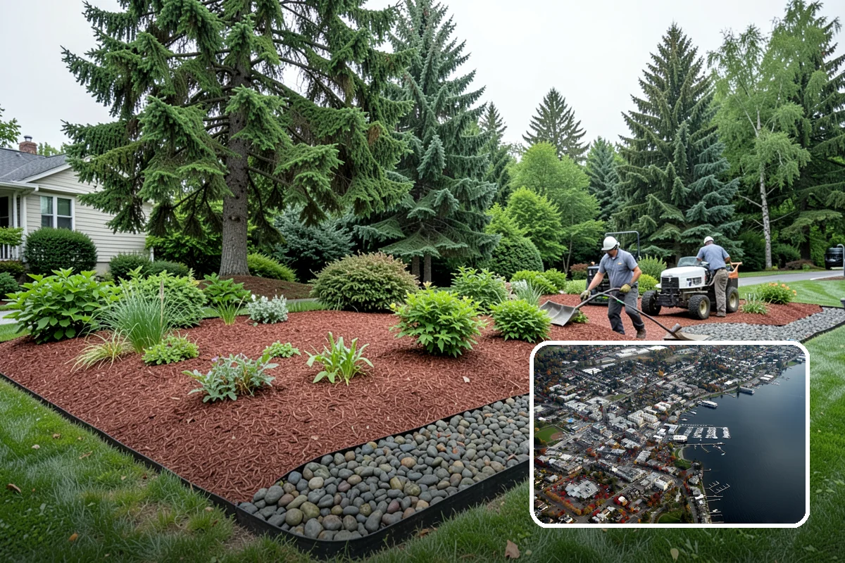 Sod Installation in Kirkland, King County, WA - Usable green lawn the same day it is installed