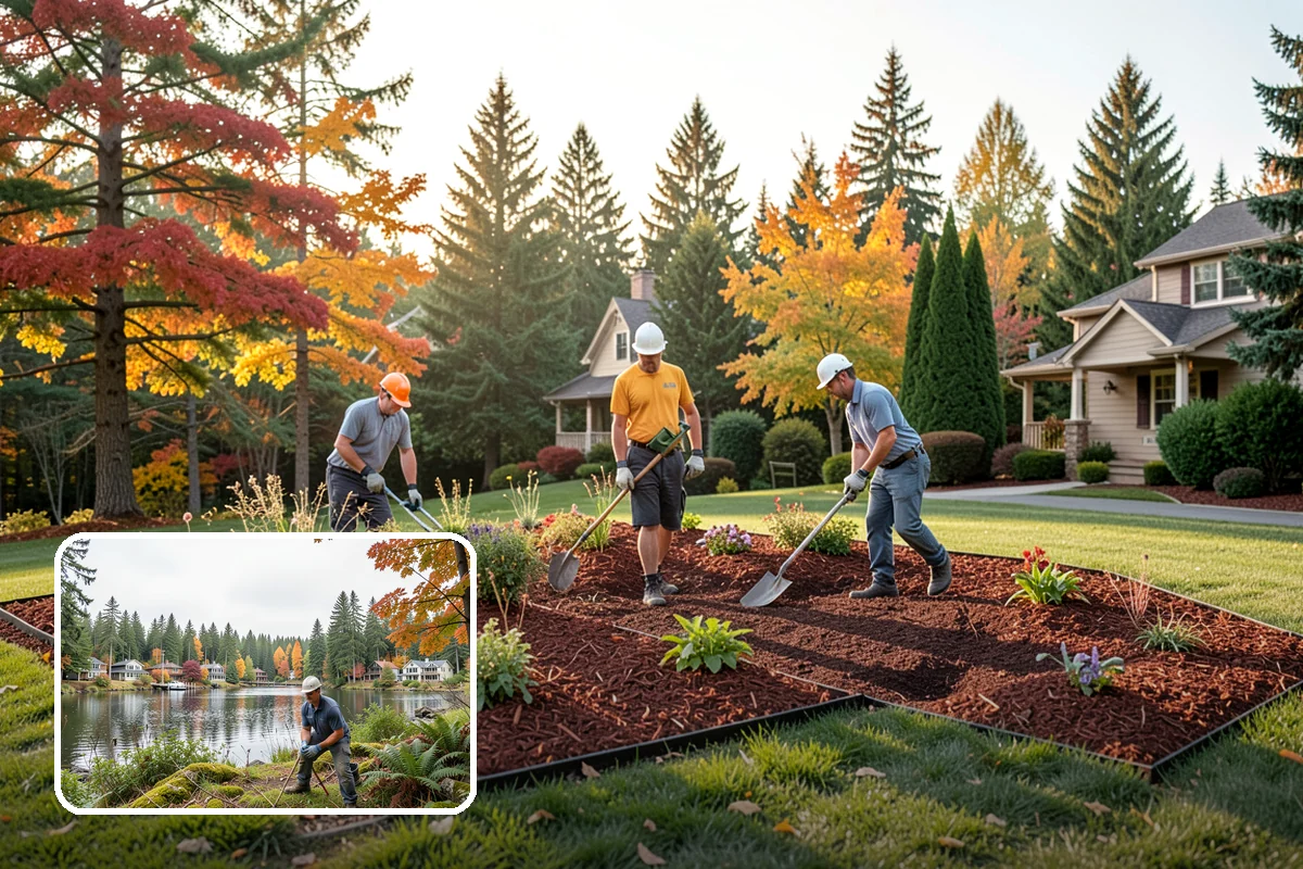 Sod Installation in La Conner, Skagit County, WA - Usable green lawn the same day it is installed