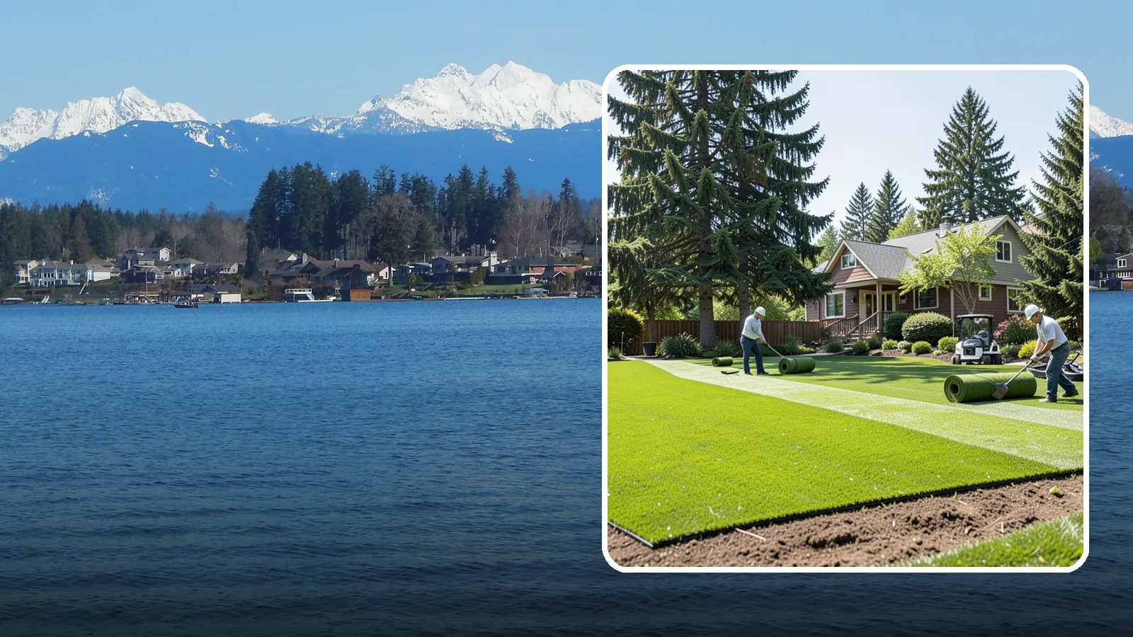 Sod Installation in Lake Stevens, Snohomish County, WA - Instant, established lawn installed with fresh sod for a green, usable yard in a single day.