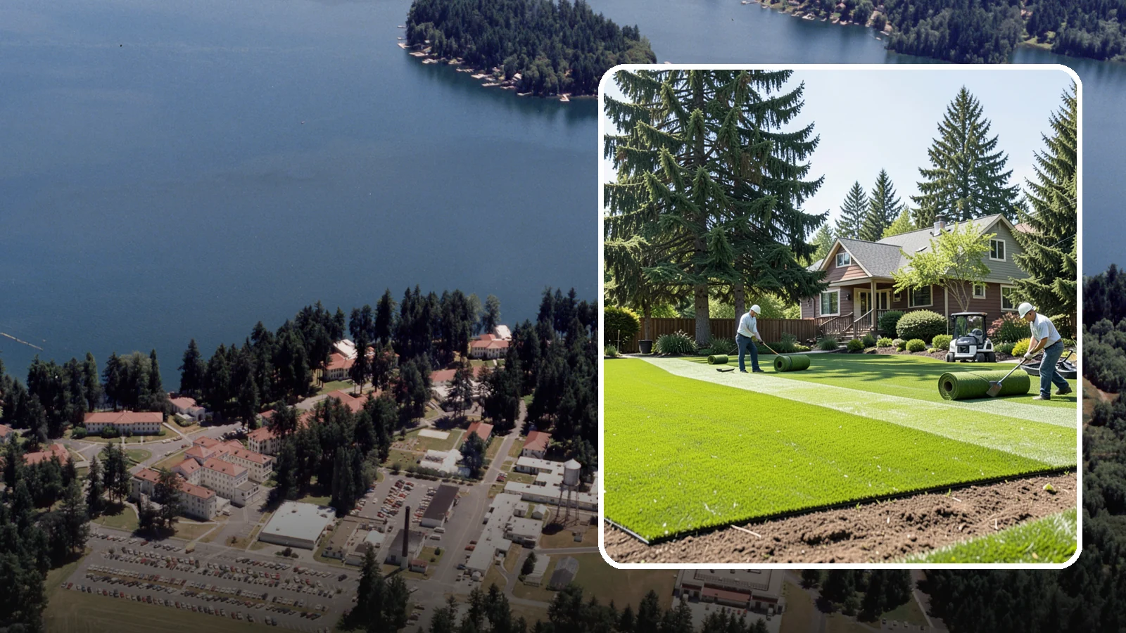 Sod Installation in Lakewood, Pierce County, WA - Instant, established lawn installed with fresh sod for a green, usable yard in a single day.