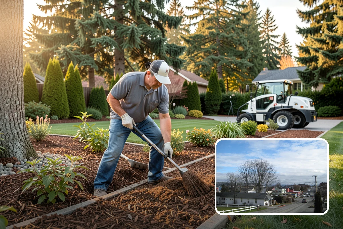 Sod Installation in Langley, Island County, WA - Usable green lawn the same day it is installed