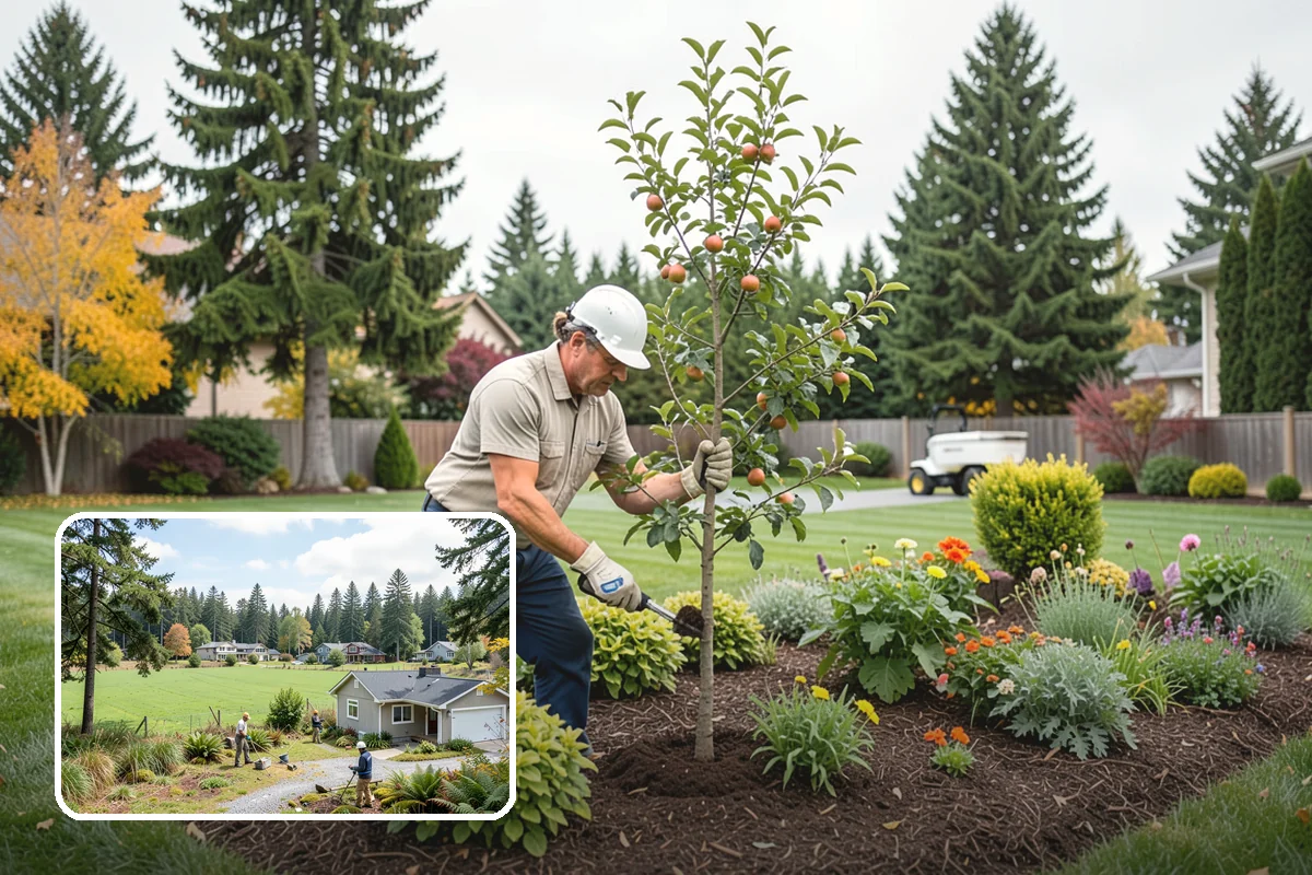 Sod Installation in Lyman, Skagit County, WA - Usable green lawn the same day it is installed
