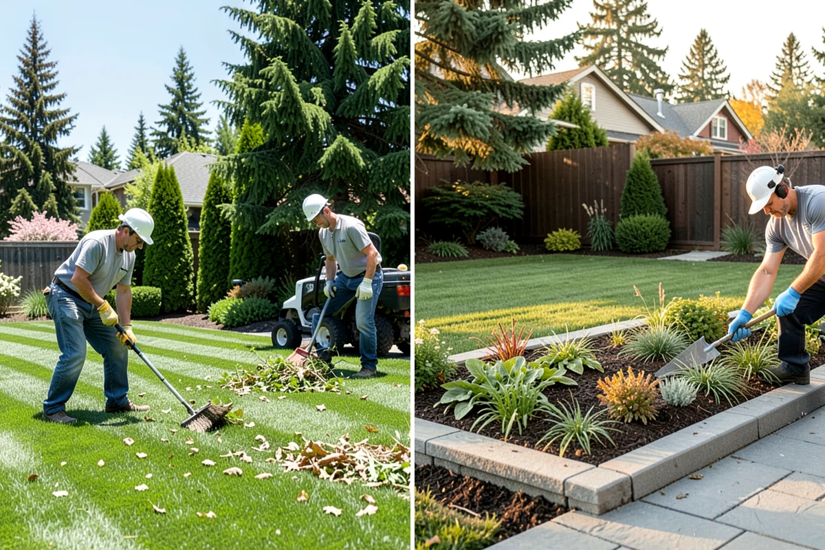 Sod Installation in Lyman, Skagit County, WA - Remove old turf and clear debris