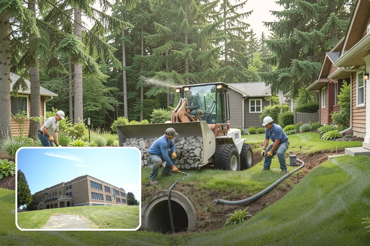 Sod Installation in Maple Valley, King County, WA - Usable green lawn the same day it is installed
