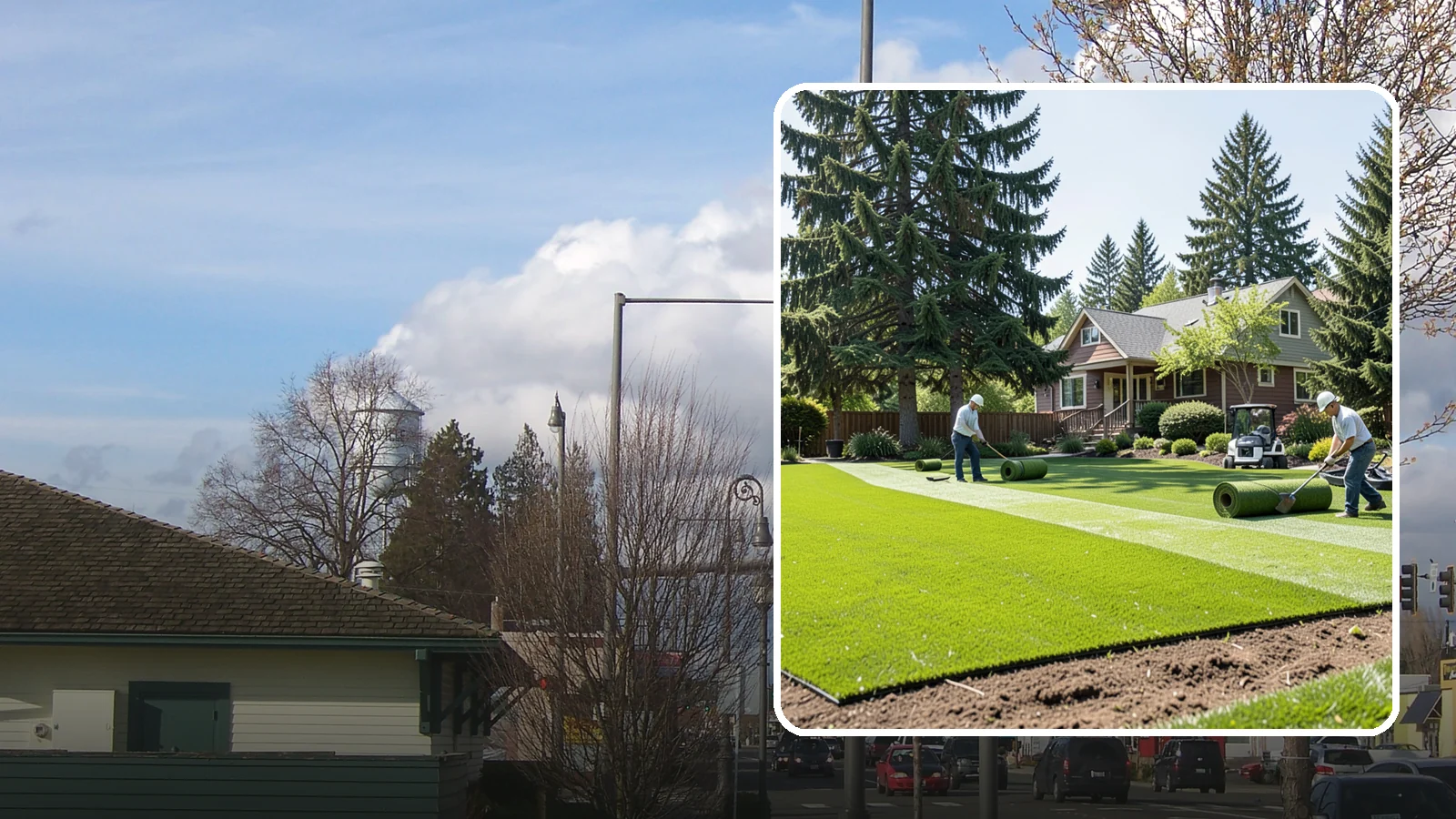 Sod Installation in Marysville, Snohomish County, WA - Instant, established lawn installed with fresh sod for a green, usable yard in a single day.