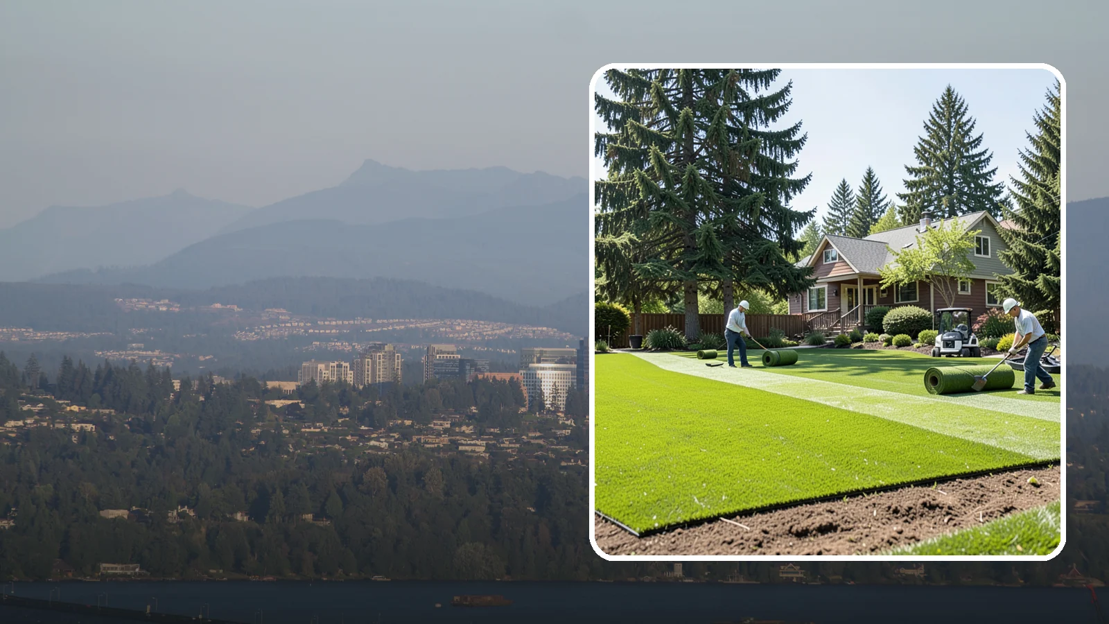 Sod Installation in Medina, King County, WA - Instant, established lawn installed with fresh sod for a green, usable yard in a single day.