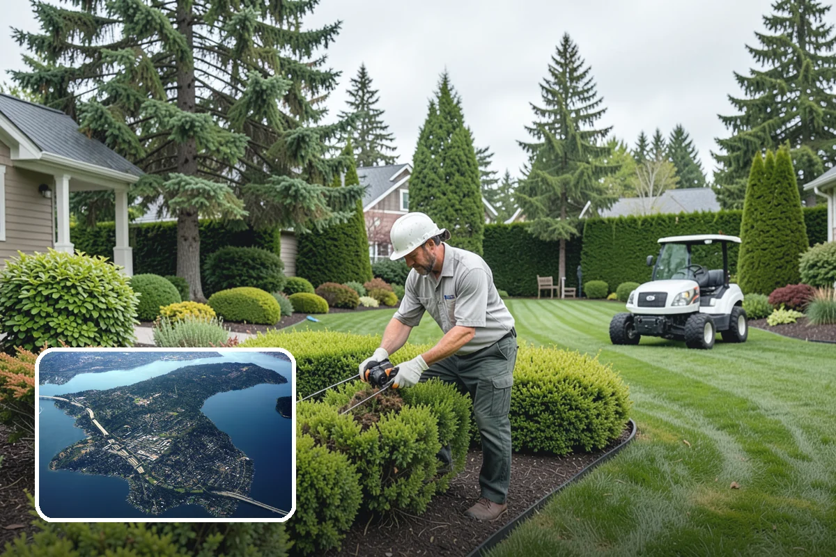 Sod Installation in Mercer Island, King County, WA - Usable green lawn the same day it is installed