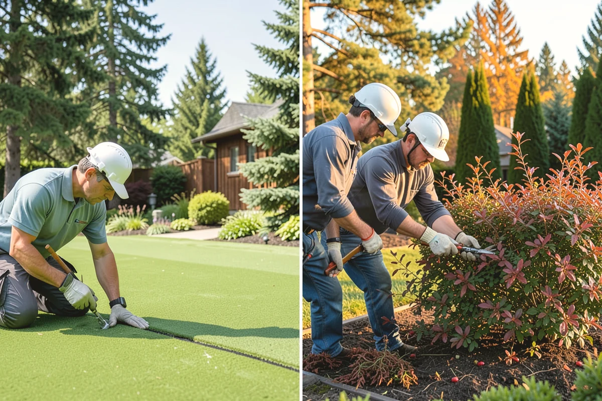 Sod Installation in Mill Creek, Snohomish County, WA - Remove old turf and clear debris