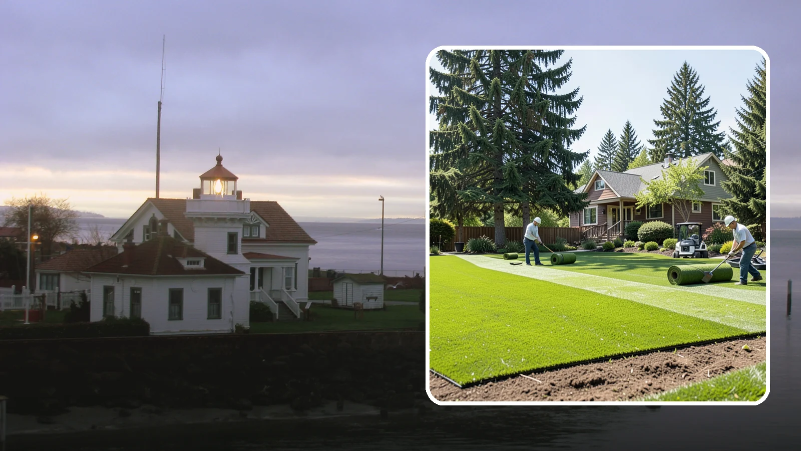 Sod Installation in Mukilteo, Snohomish County, WA - Instant, established lawn installed with fresh sod for a green, usable yard in a single day.