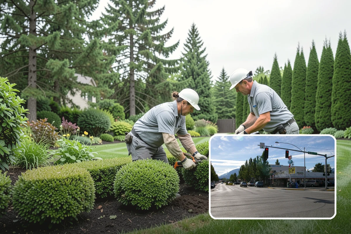 Sod Installation in North Bend, King County, WA - Usable green lawn the same day it is installed