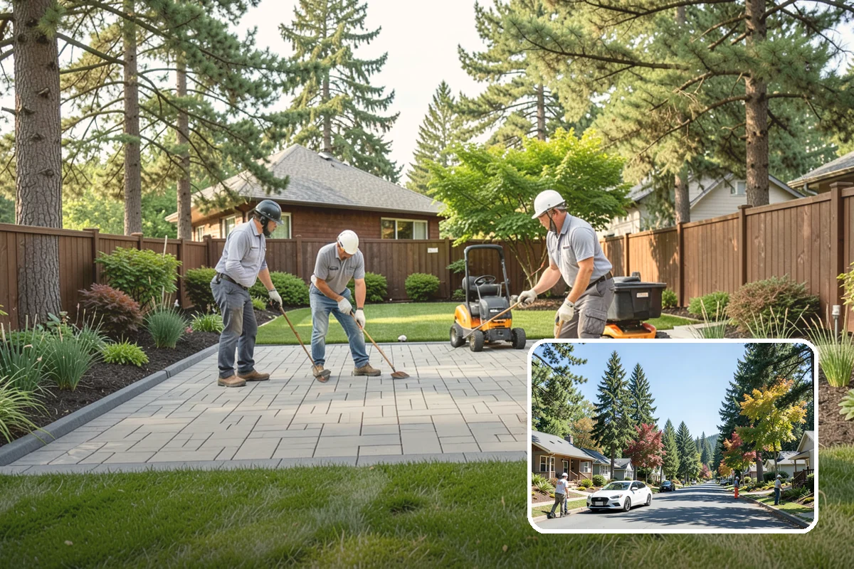Sod Installation in Orting, Pierce County, WA - Usable green lawn the same day it is installed