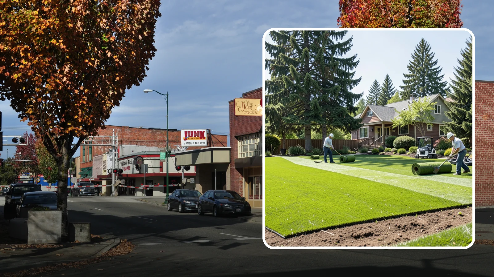 Sod Installation in Puyallup, Pierce County, WA - Instant, established lawn installed with fresh sod for a green, usable yard in a single day.