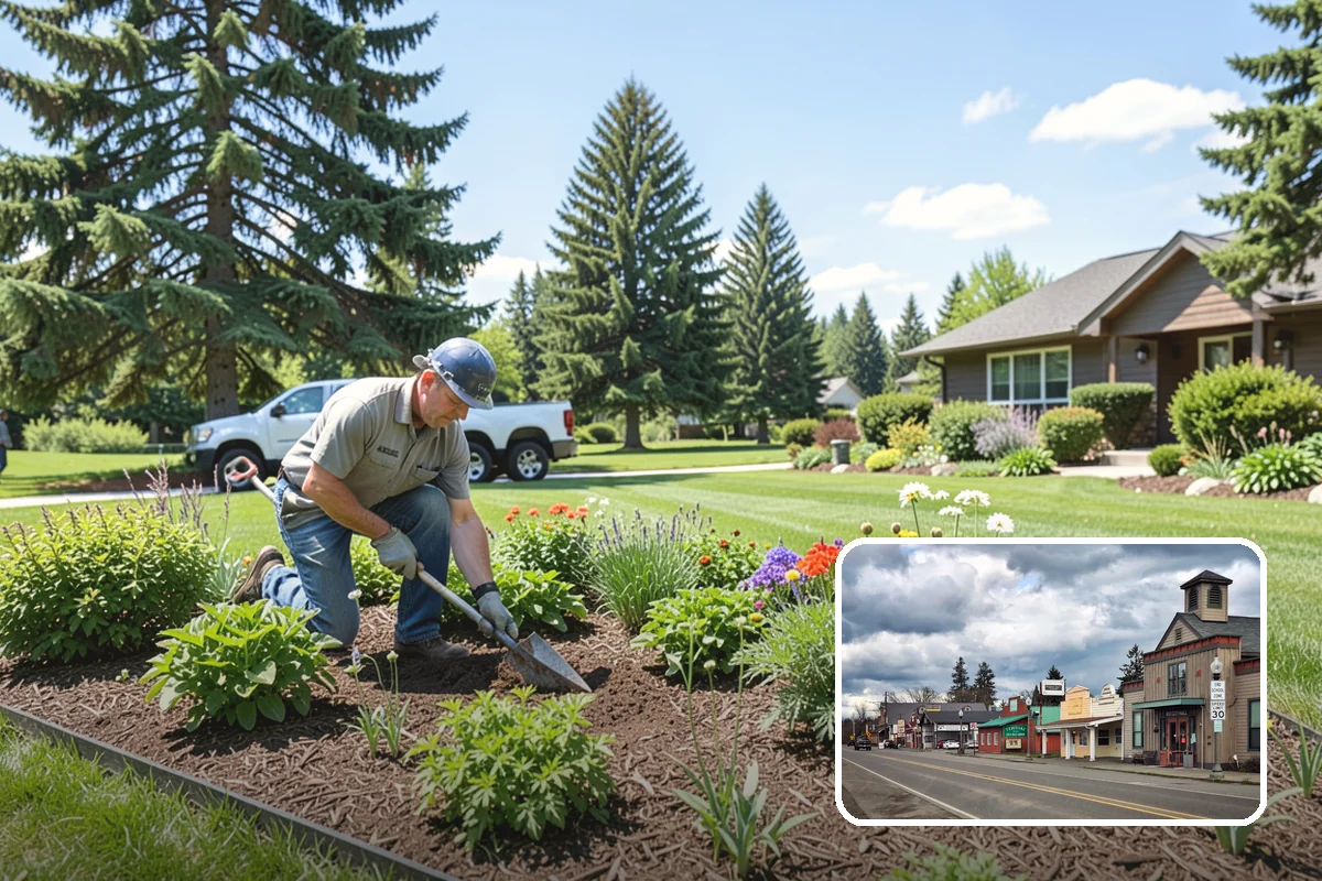 Sod Installation in Roy, Pierce County, WA - Usable green lawn the same day it is installed