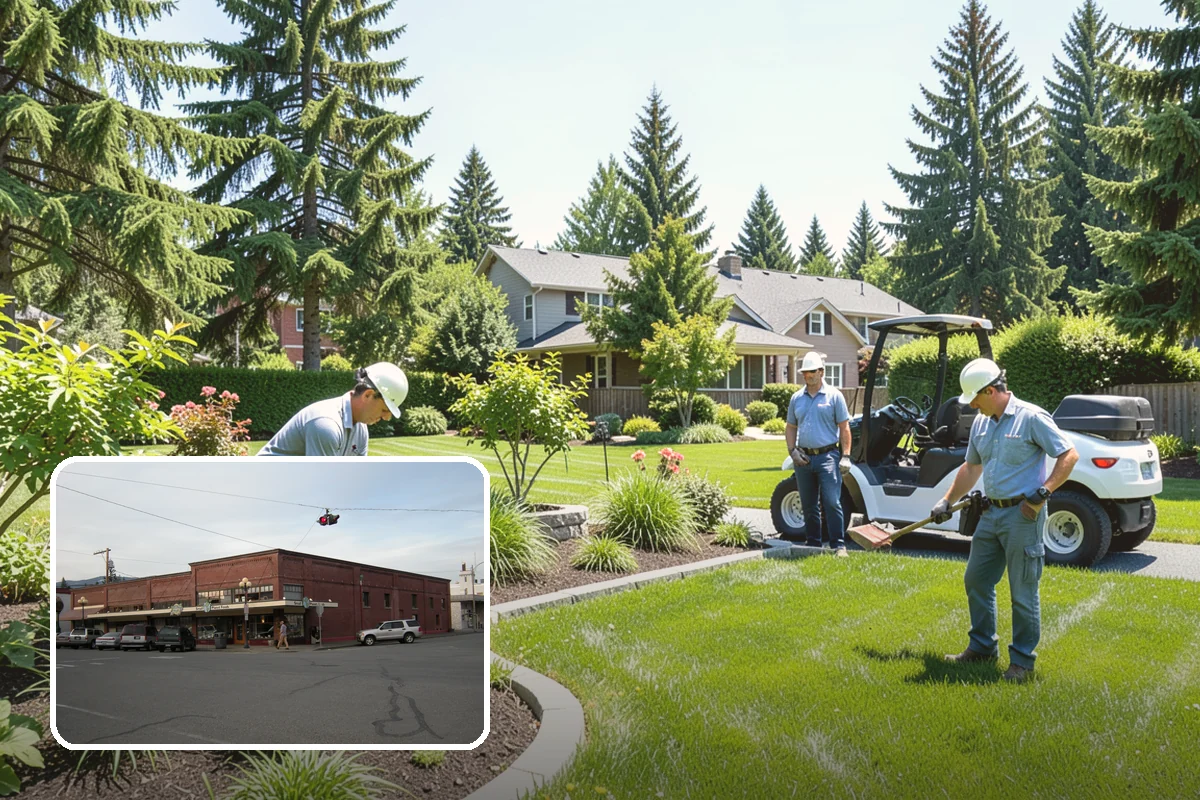 Sod Installation in Sedro-Woolley, Skagit County, WA - Usable green lawn the same day it is installed