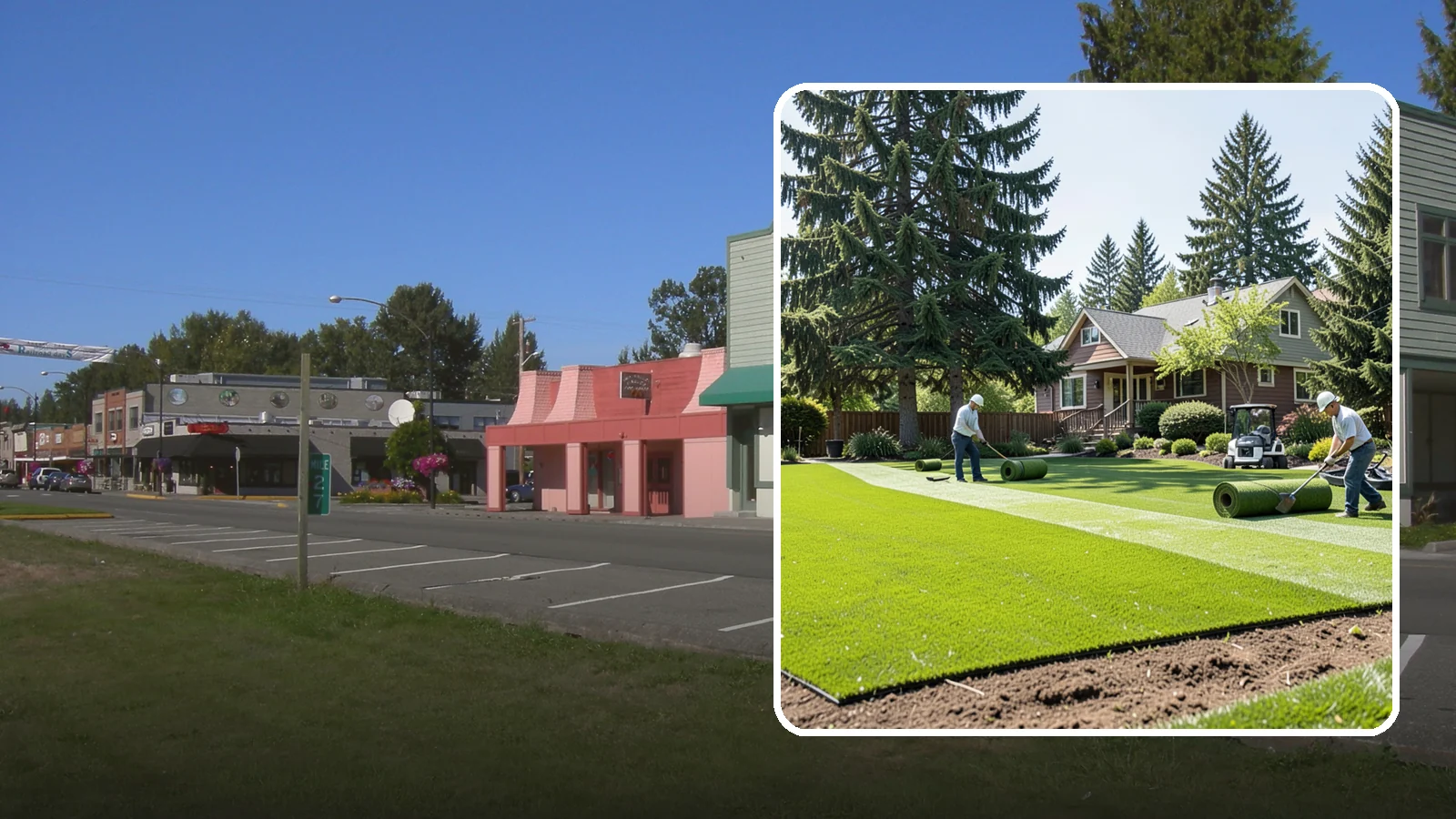 Sod Installation in Snoqualmie, King County, WA - Instant, established lawn installed with fresh sod for a green, usable yard in a single day.