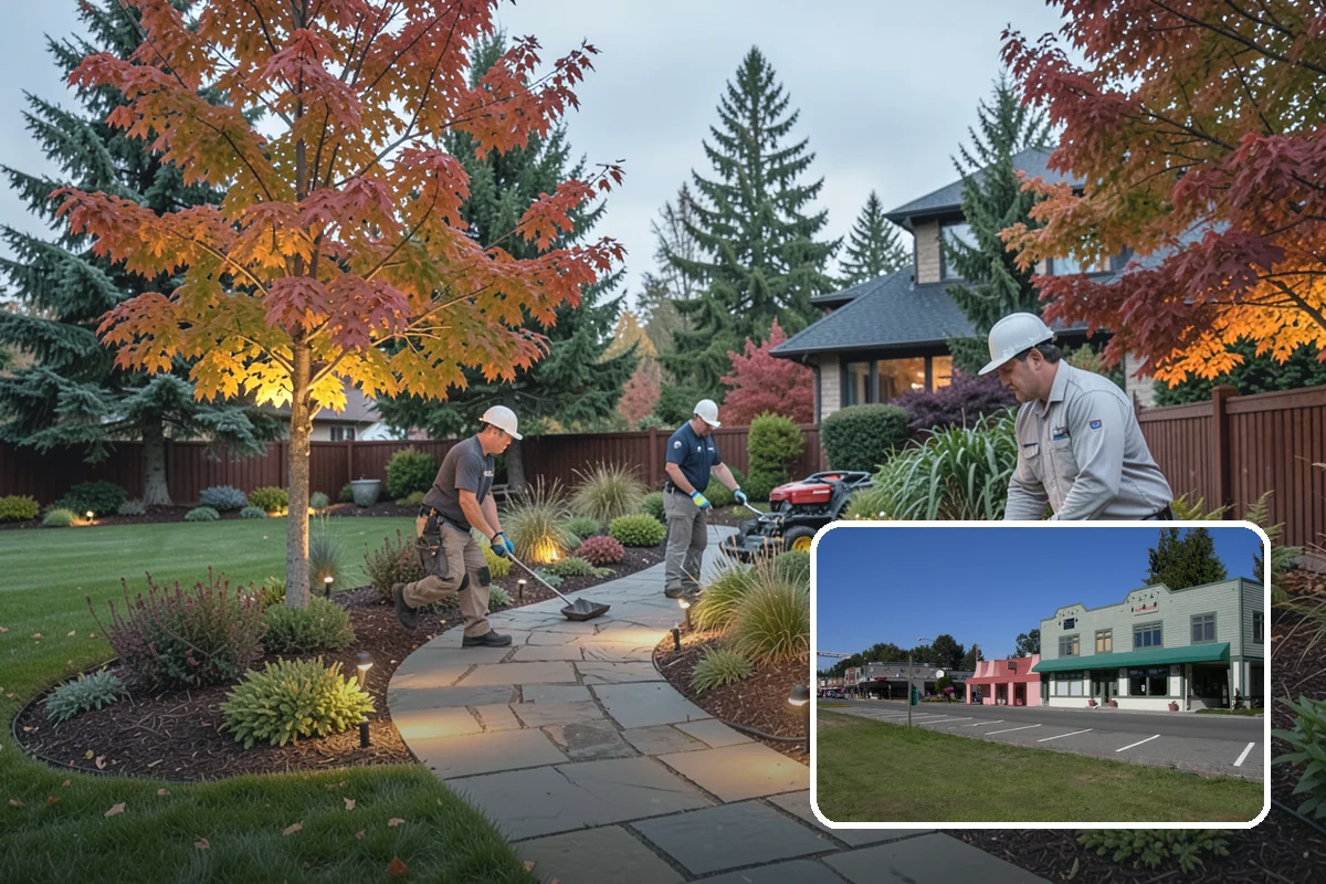 Sod Installation in Snoqualmie, King County, WA - Usable green lawn the same day it is installed