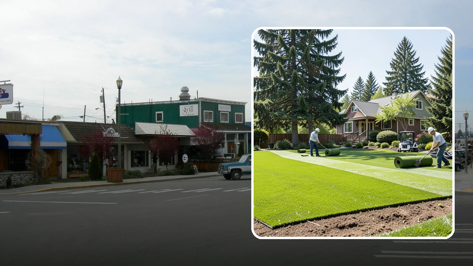 Sod Installation in Stanwood, Snohomish County, WA - Instant, established lawn installed with fresh sod for a green, usable yard in a single day.
