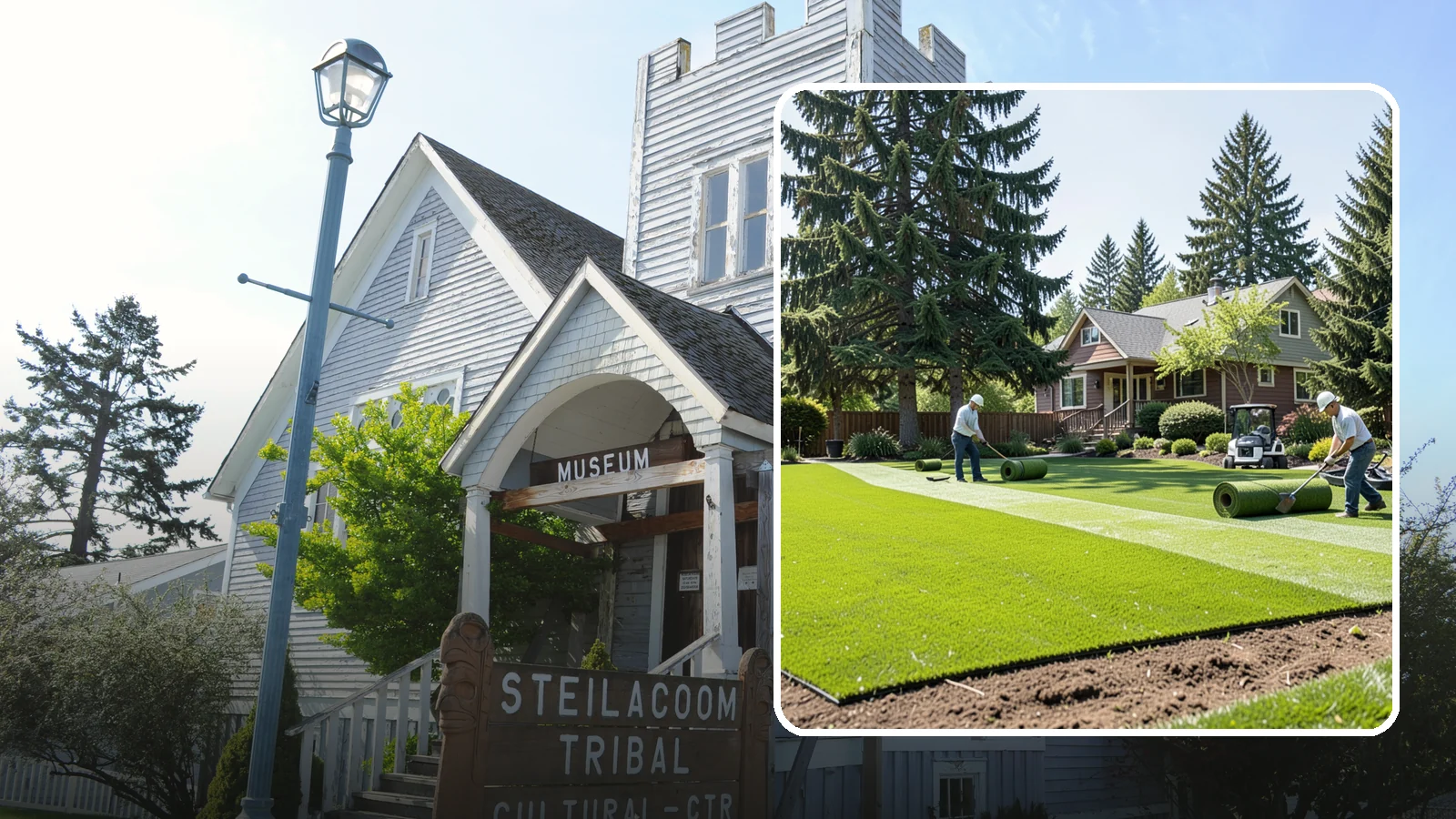 Sod Installation in Steilacoom, Pierce County, WA - Instant, established lawn installed with fresh sod for a green, usable yard in a single day.