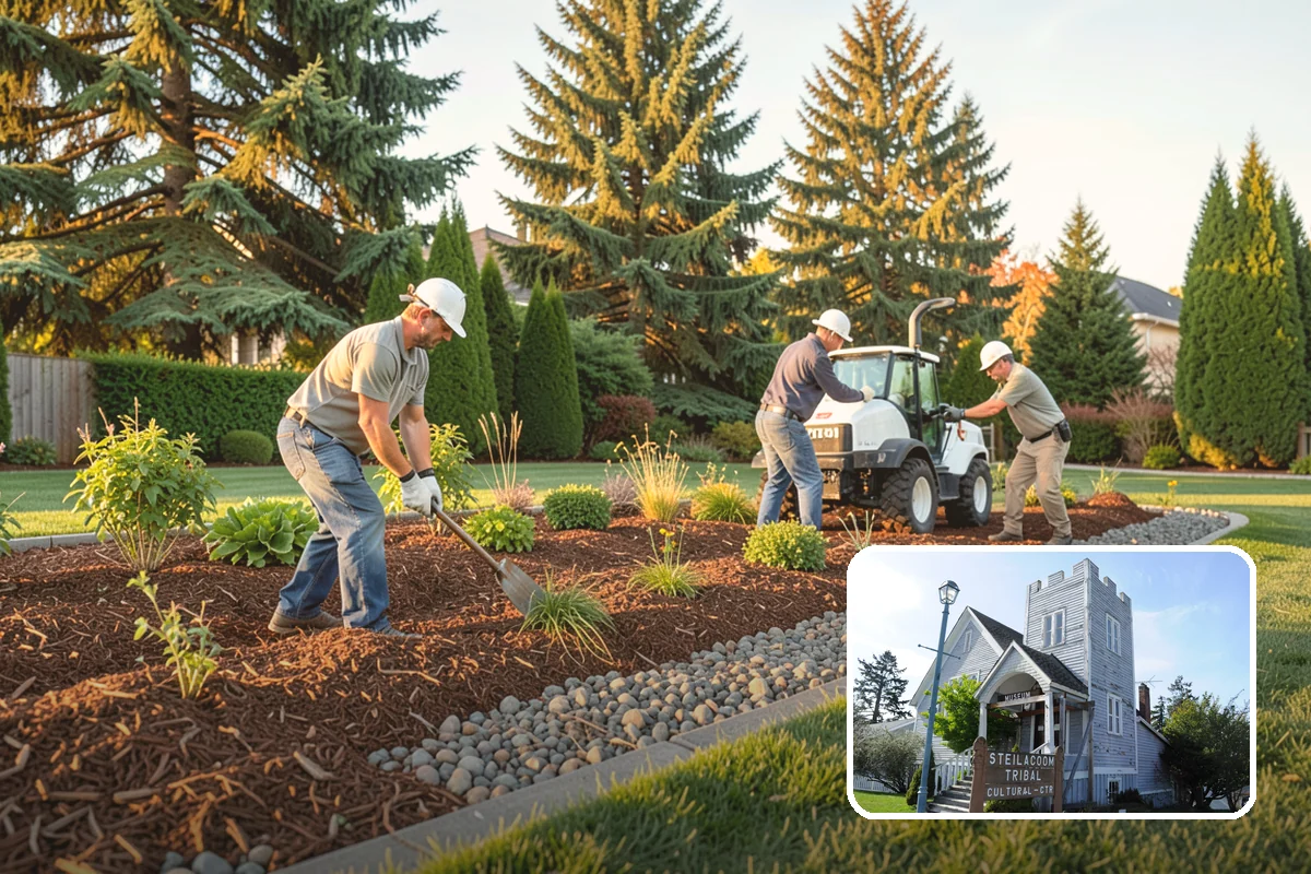 Sod Installation in Steilacoom, Pierce County, WA - Usable green lawn the same day it is installed