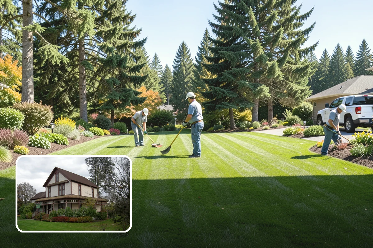 Sod Installation in Sumner, Pierce County, WA - Usable green lawn the same day it is installed
