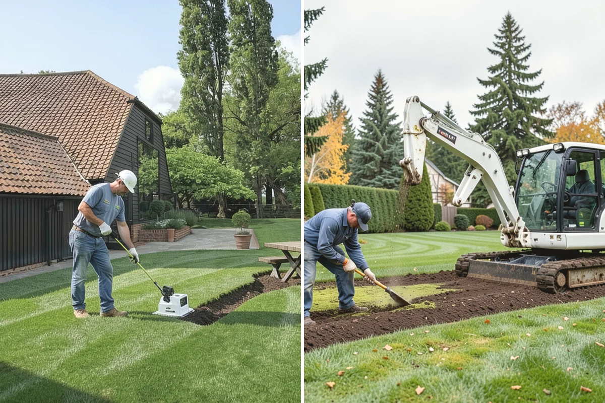 Sod Installation in Tukwila, King County, WA - Remove old turf and clear debris