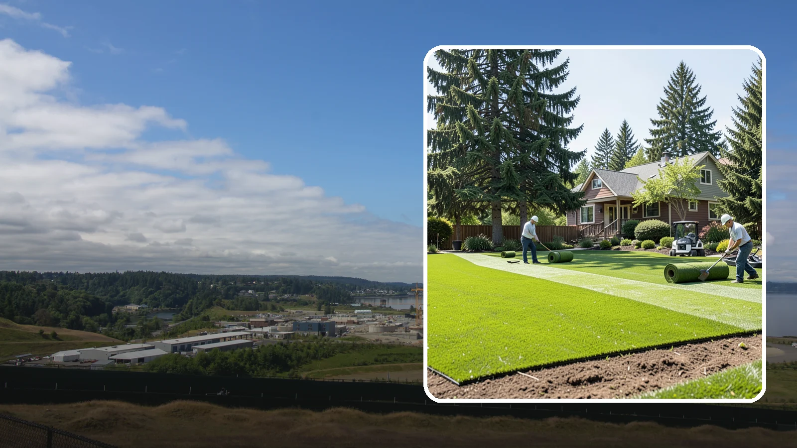 Sod Installation in University Place, Pierce County, WA - Instant, established lawn installed with fresh sod for a green, usable yard in a single day.