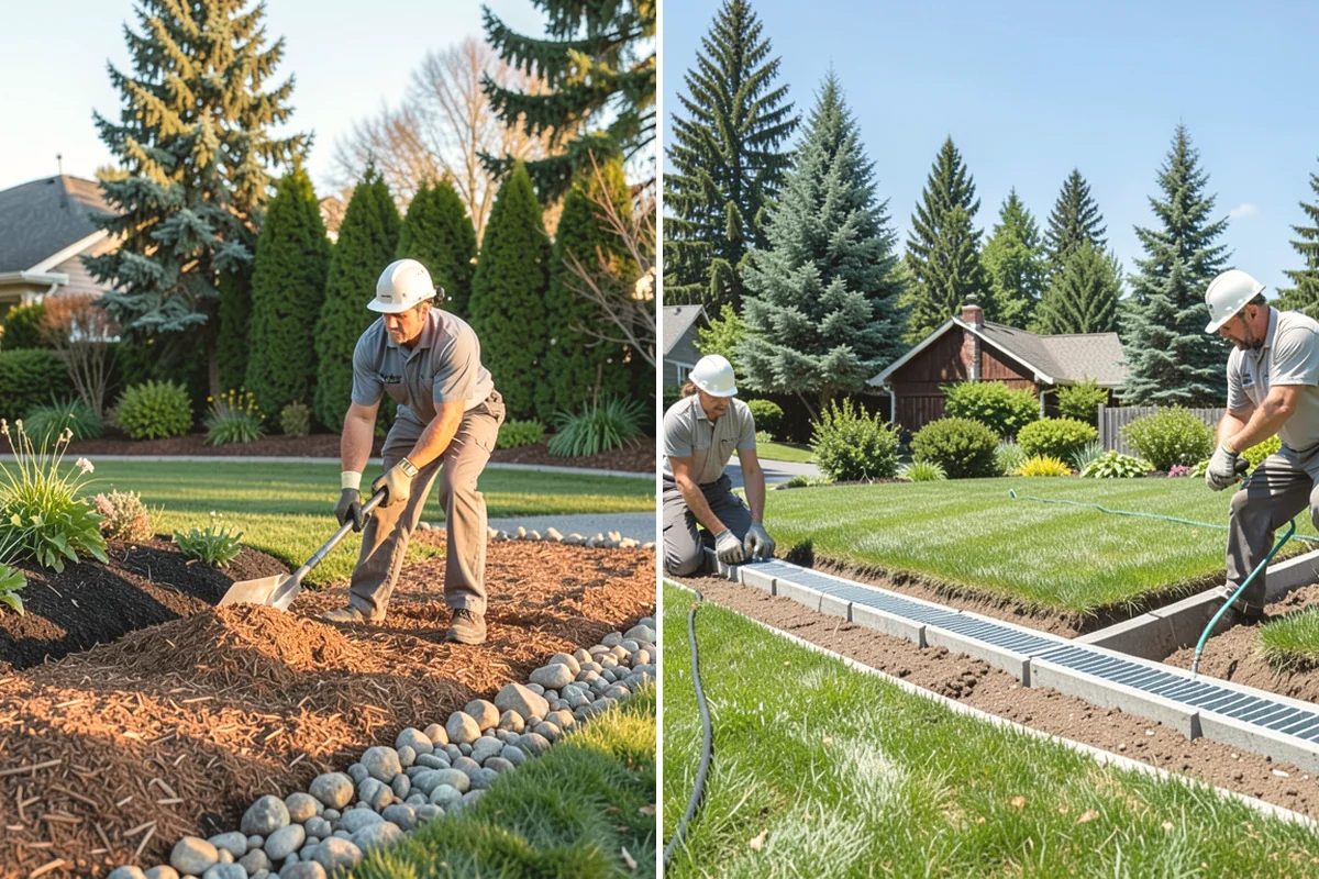 Sod Removal in Black Diamond, King County, WA - Mark utilities and outline the removal area