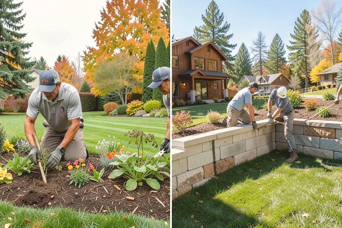 Sod Removal in Bothell, King County, WA - Mark utilities and outline the removal area