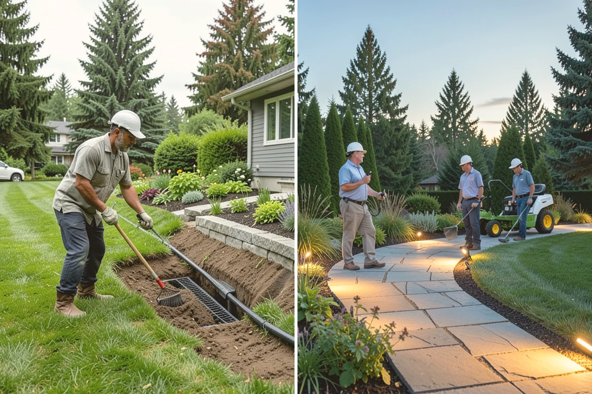 Sod Removal in Brier, Snohomish County, WA - Mark utilities and outline the removal area